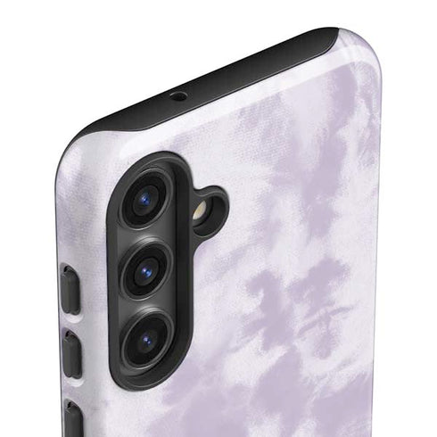 Purple and White Tie Dye Galaxy S25 Impact Case